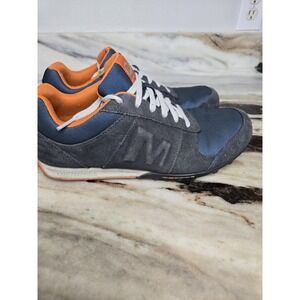 Merrell Alpine 83 Sneakers Shoes suede mesh EVA midsole Size 10 Blue Orange